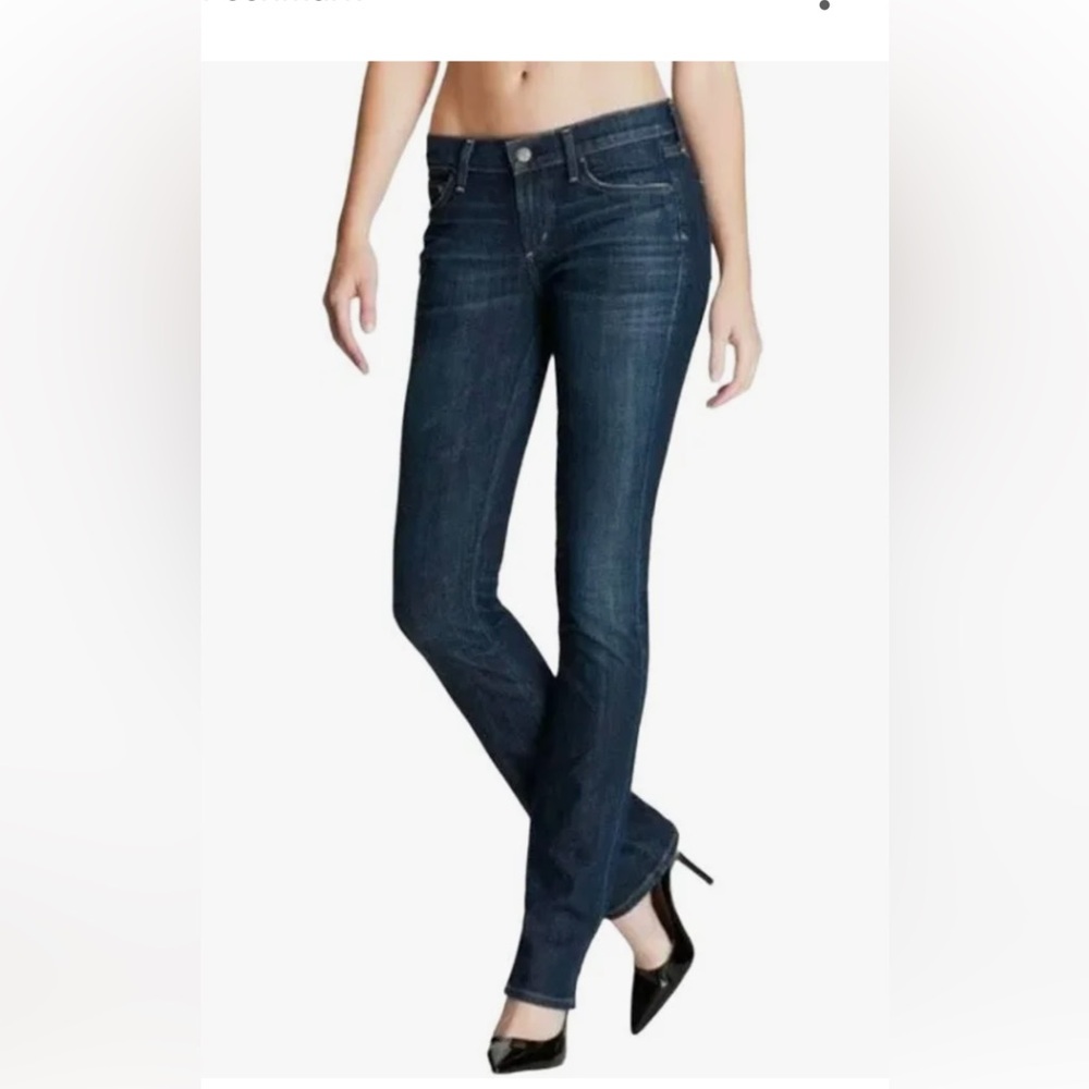 Citizens of Humanity Low Rise Straight Leg Jeans Blue Size 28